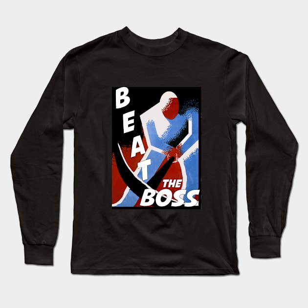 Beat the Boss cover Long Sleeve T-Shirt by Practical Fox